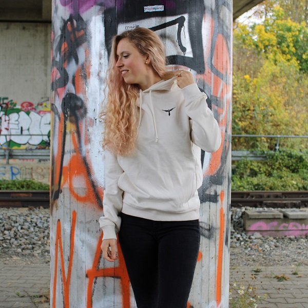 White Pepper - Organic Hooded Sweat Basic Damen